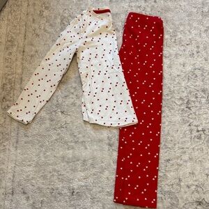 Cat Jack 6/6x Charming Heart Print Girls Valentine Set